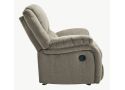 Nalpa 1 seater American Made Manual Recliner Fabric Armchair with Rocking Motion - Beige